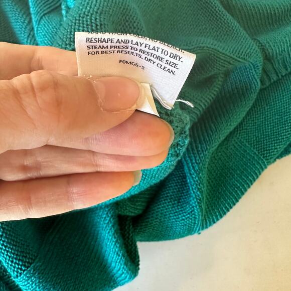 Eileen Fisher Womens Blue Linen Silk Cardigan Size Small Petite Striped Simple - Picture 13 of 13